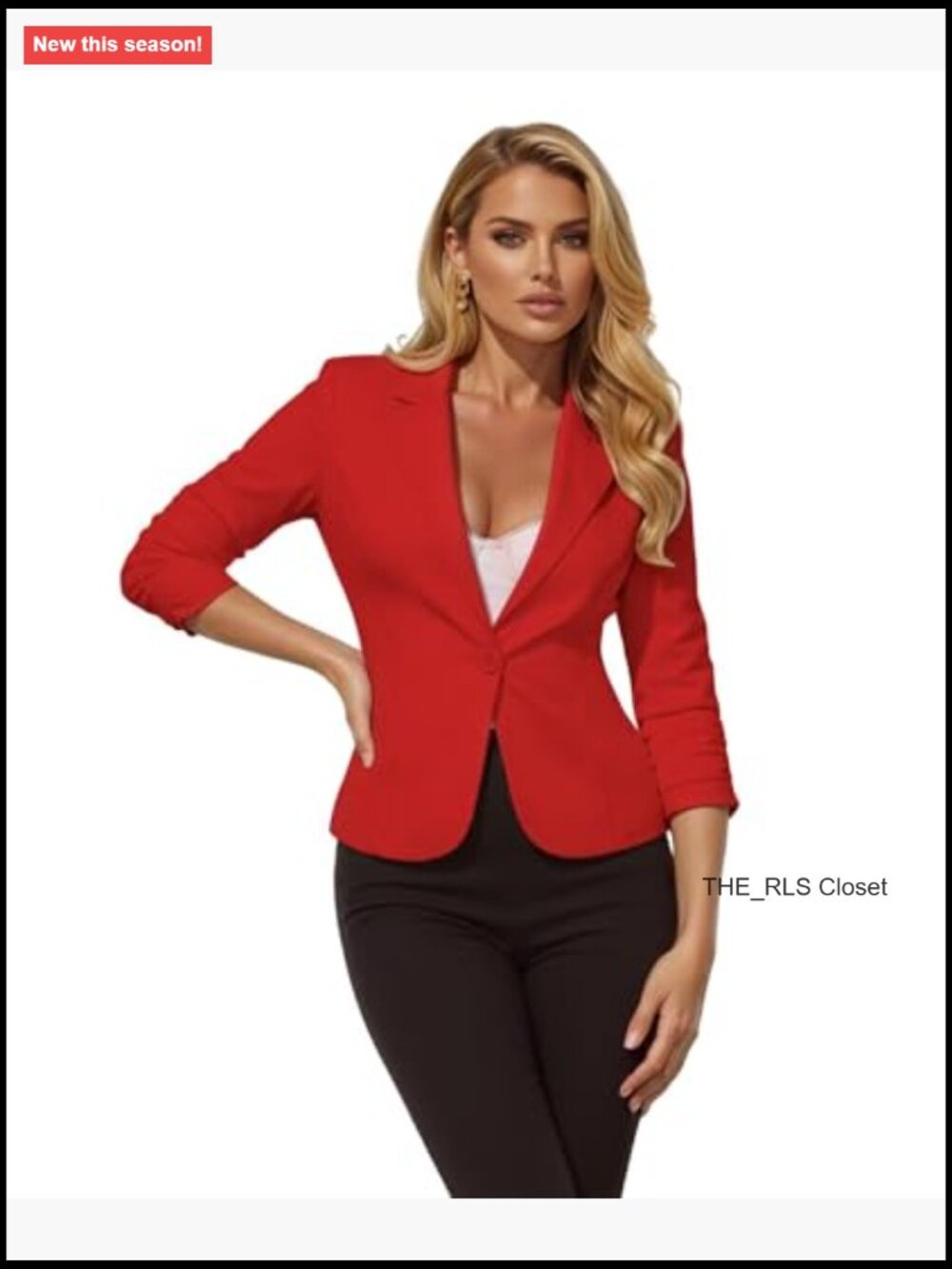 Lightweight Stretch Ponte Cardigan Blazer Jacket Office Work - Picture 3 of 7